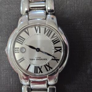 Raymond Weil 5229 Jasmine Diamond Silver Dial Ladies Swiss Quartz Date Watch